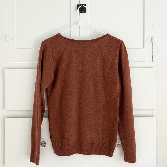 Zootie Des Sucettes Sweater w/Rolled Neck in Rust Size Medium - Picture 3 of 6